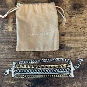 Jenny Bird Austin Cuff Bracelet mixed metal